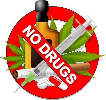 No Drugs, Sign, Healthy, Forbidden