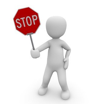 Stop, Containing, Street Sign, Security
